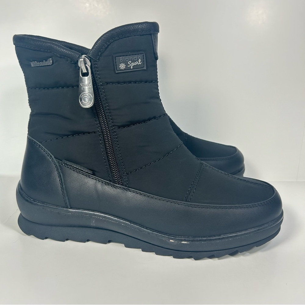 NWT Blondo Sport Waterproof Double Zip Ankle Boots Faux Fur; Women’s Size 7